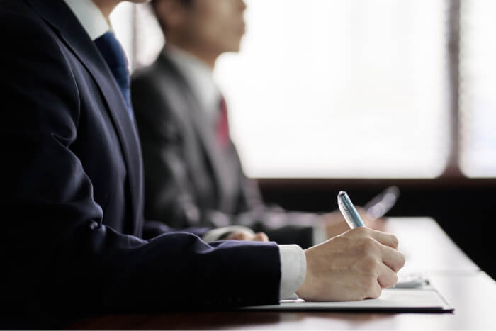 若手社員向け階層別研修の様子